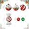 Glitzhome® 18 Pack Whimsical Red & Green Deluxe Large Ornaments